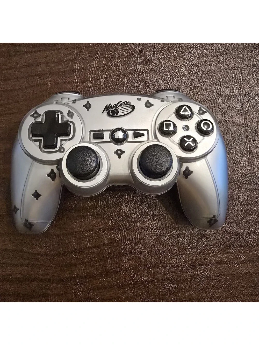 Mad Catz Game Shark Wireless Small PS2 Controller Playstation Tested No Dongle